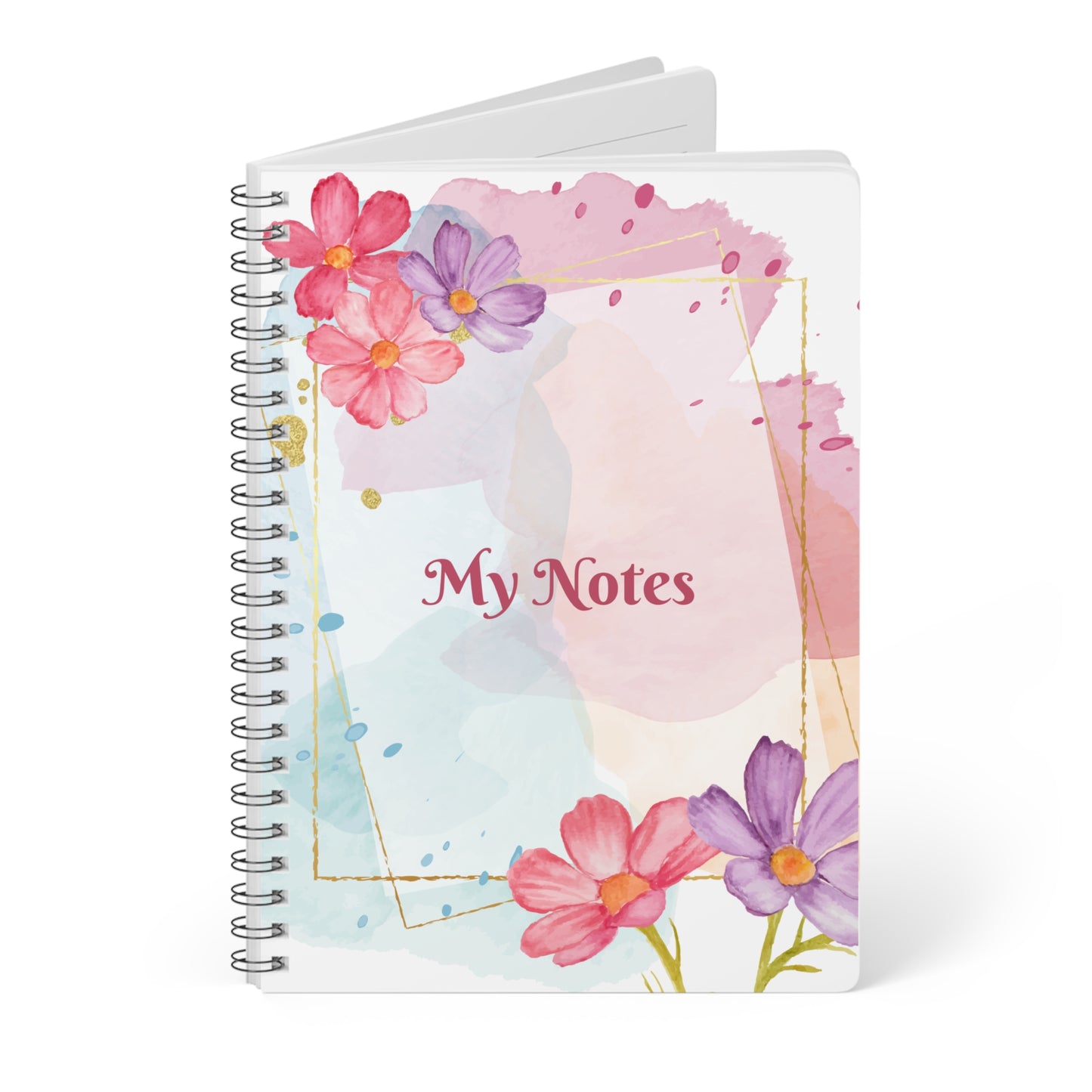 Inspirational A5 Spiral Notebook - "My Notes"