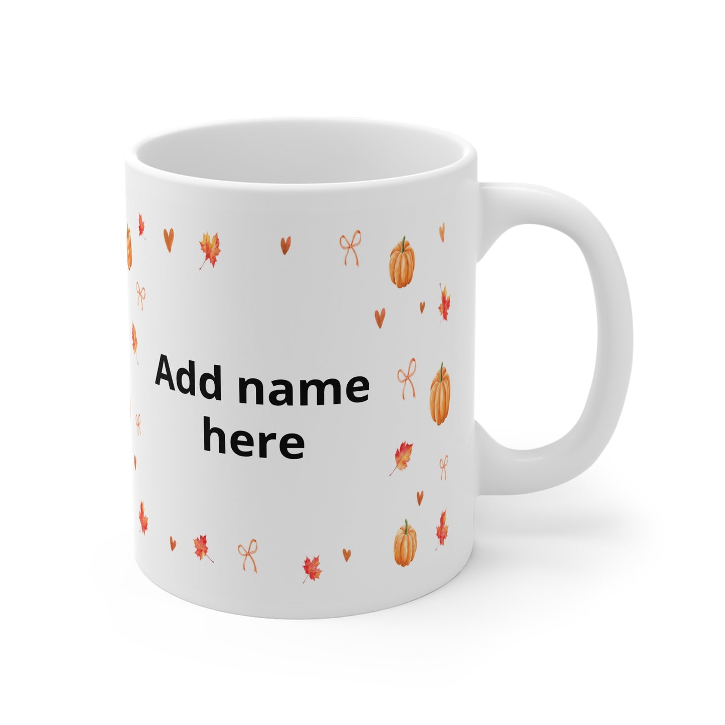 Personalized Autumn Pumpkin Mug