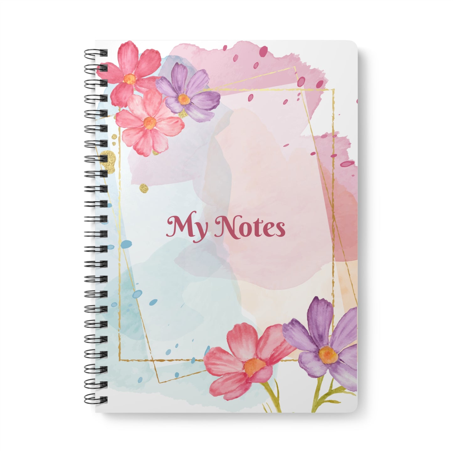 Inspirational A5 Spiral Notebook - "My Notes"