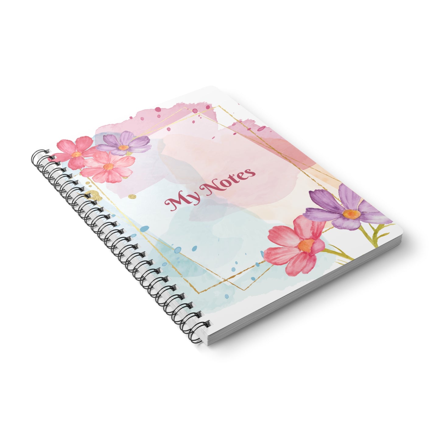 Inspirational A5 Spiral Notebook - "My Notes"