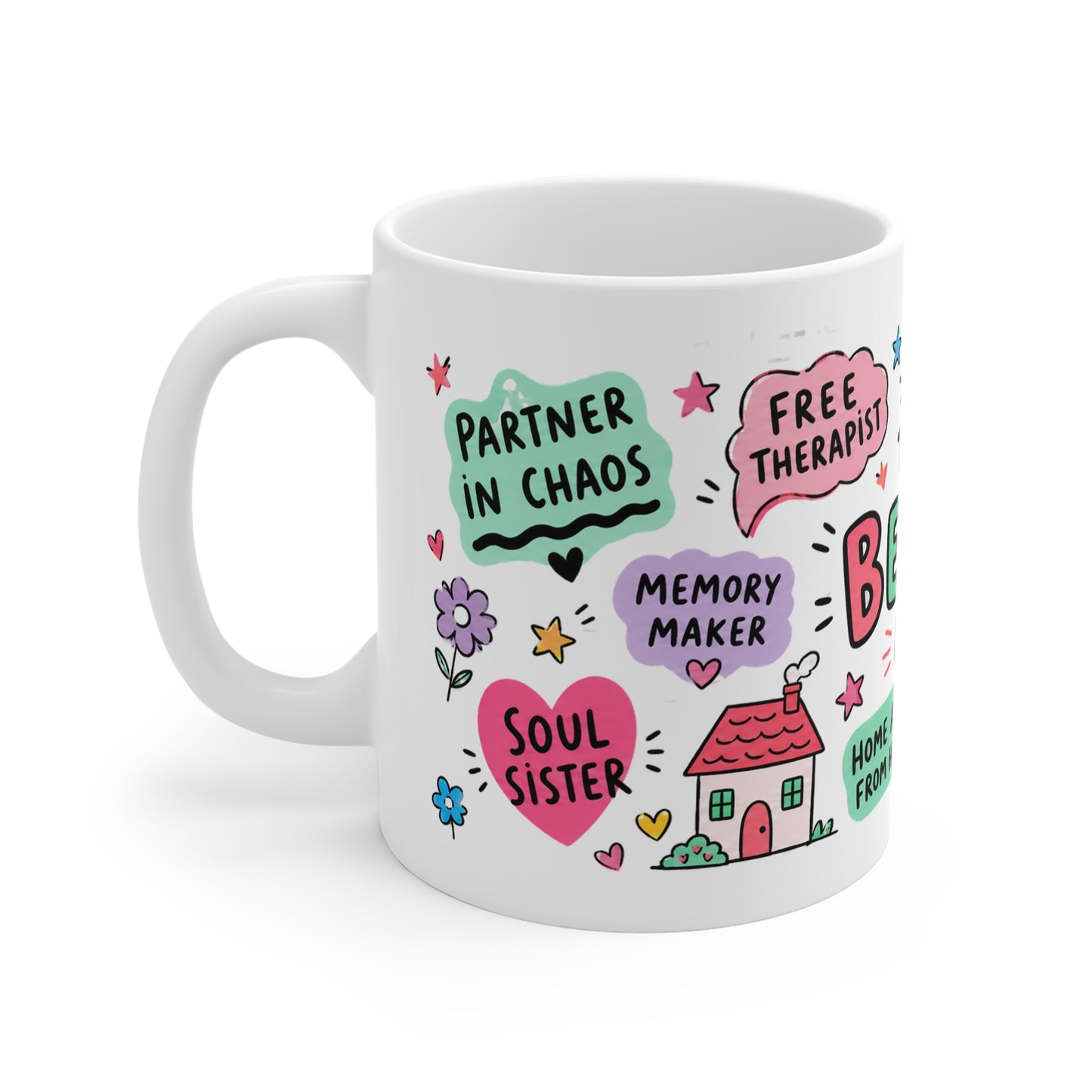 The Bestie Mug – Colourful Friendship Gift for Your Best Friend