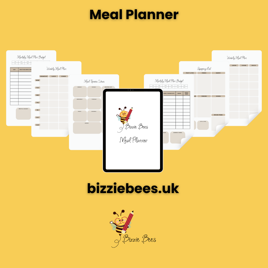 Bizzie Bee's Meal Planner