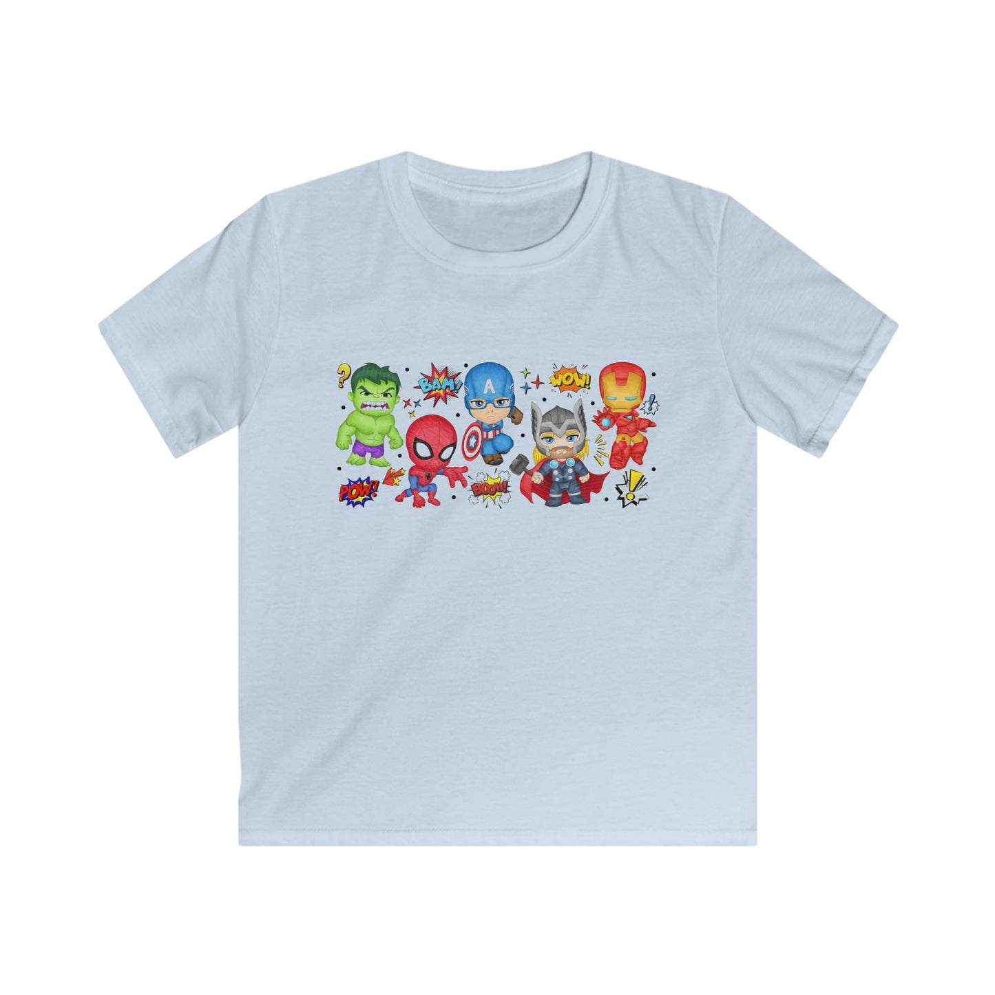 Kids Superhero Cartoon T-Shirt