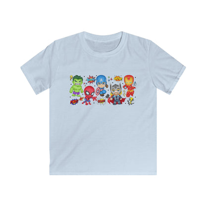 Kids Superhero Cartoon T-Shirt