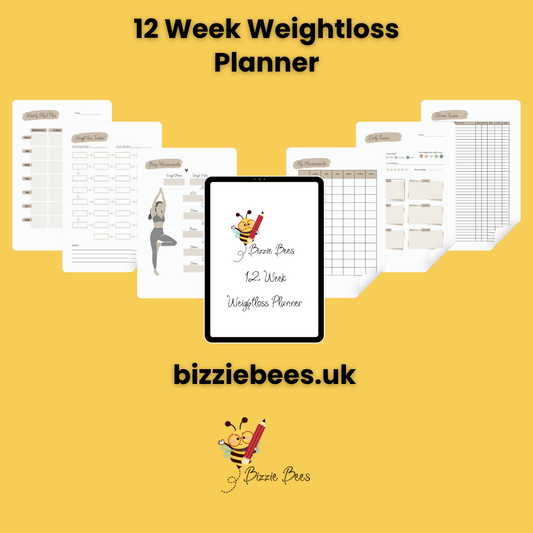 Bizzie Bee's 12 Week Weight-loss Planner