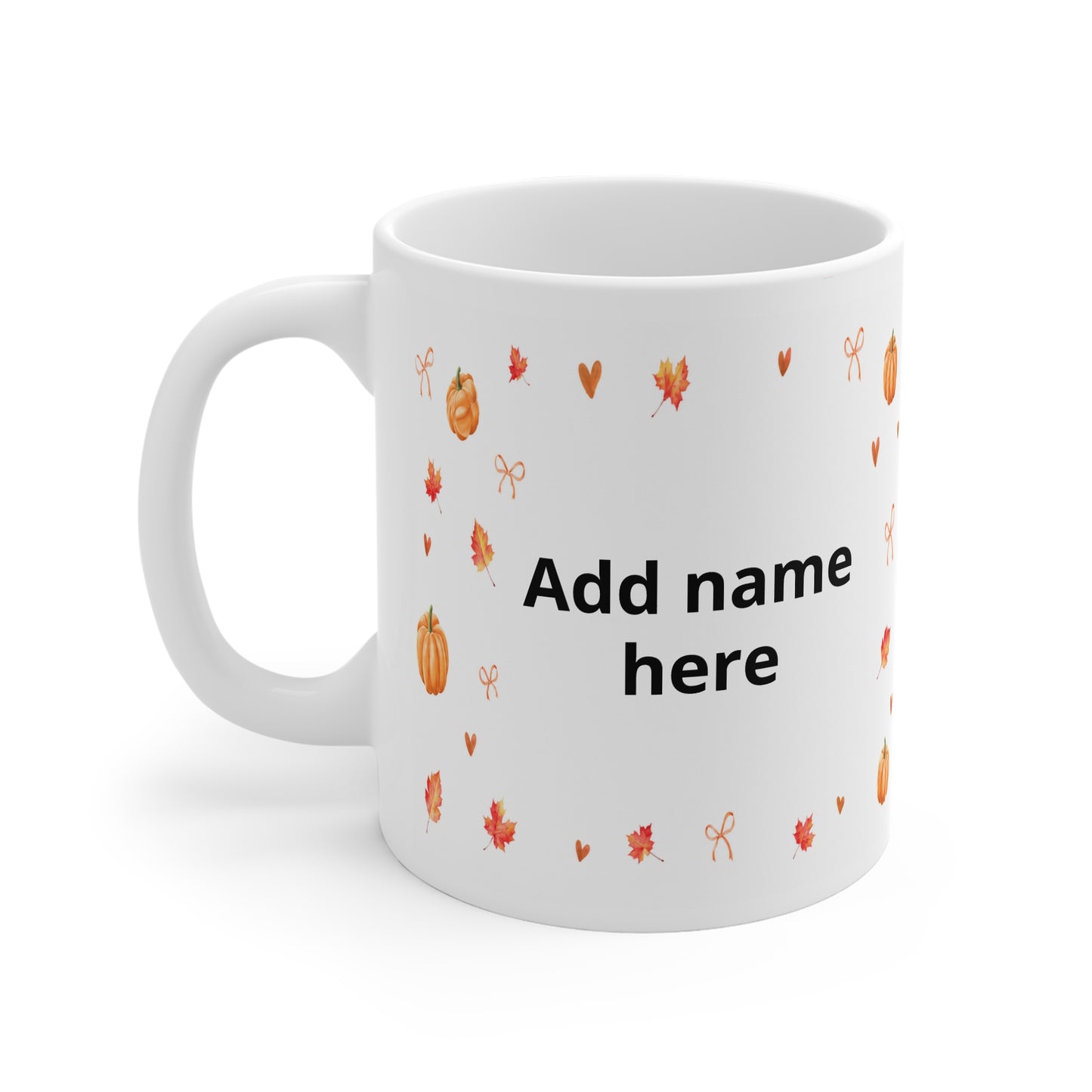 Personalized Autumn Pumpkin Mug