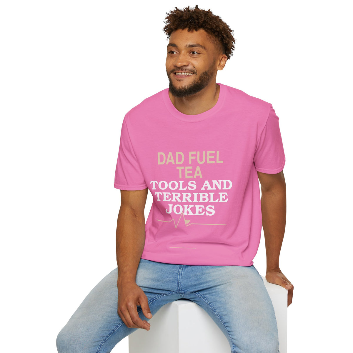 "Dad Fuel: Tea, Tools and Terrible Jokes" TShirt