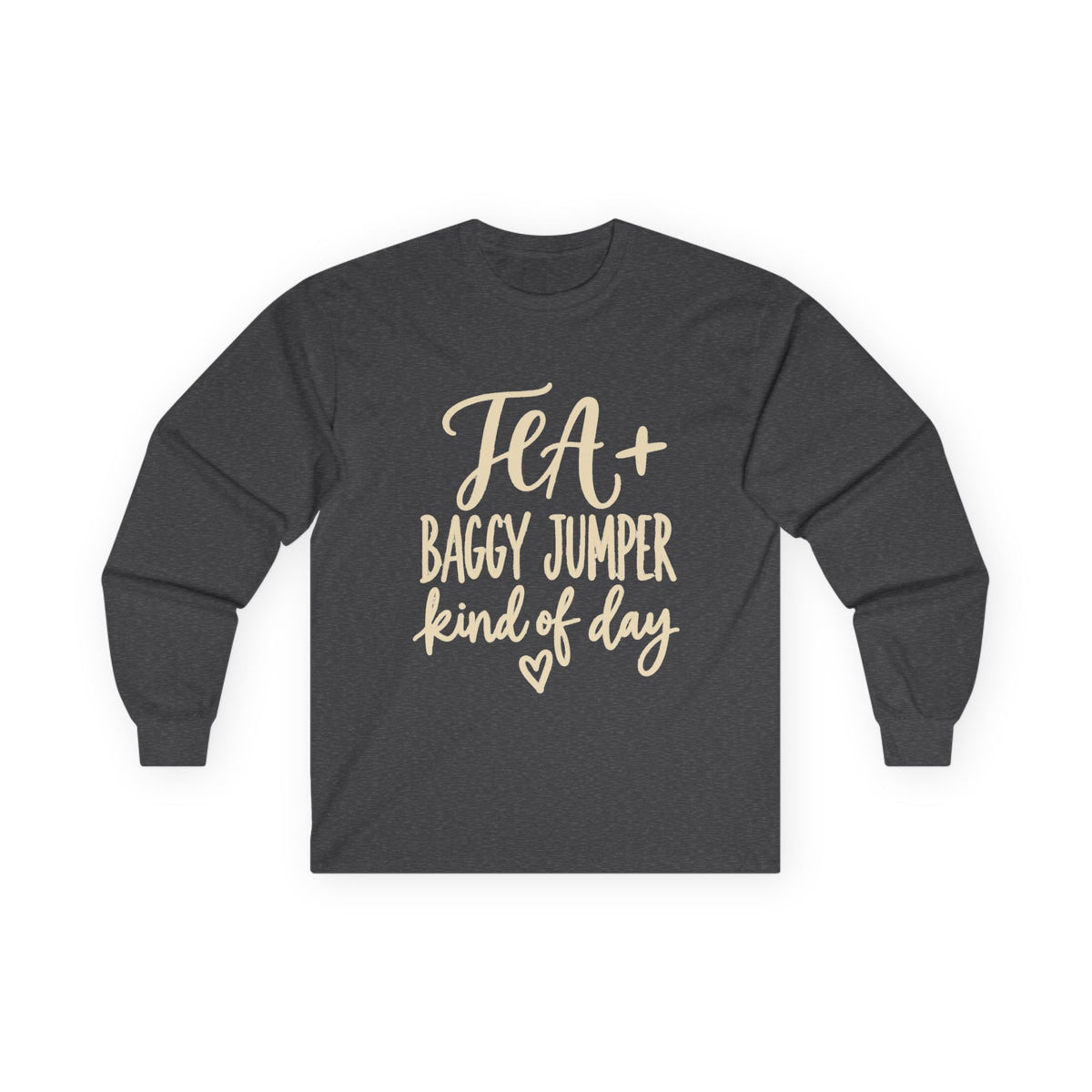 "Tea + Baggy Jumper Kind of Day" Cozy Casual Top