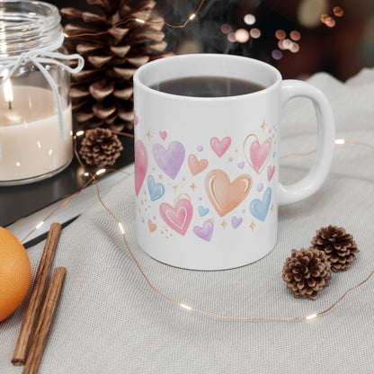 Heart Pattern Mug