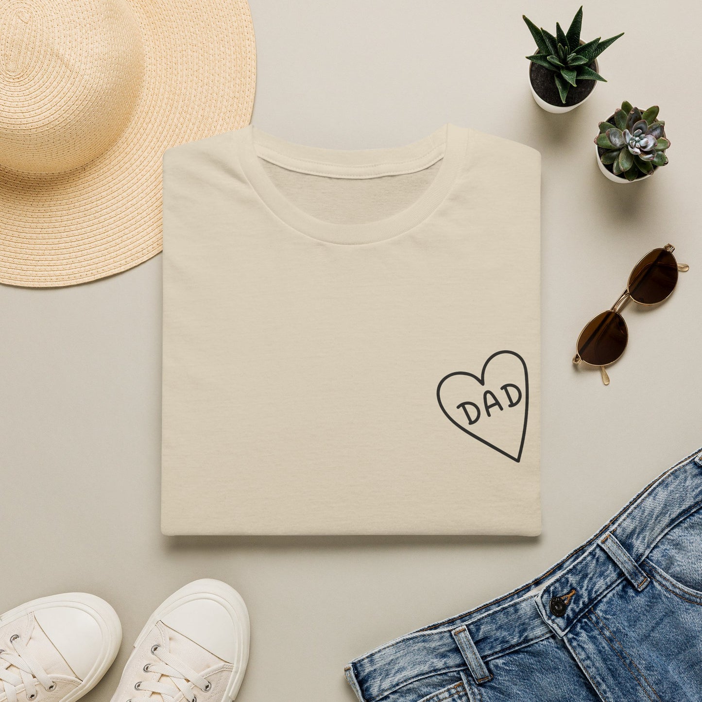 Dad Heart Pocket T‑Shirt