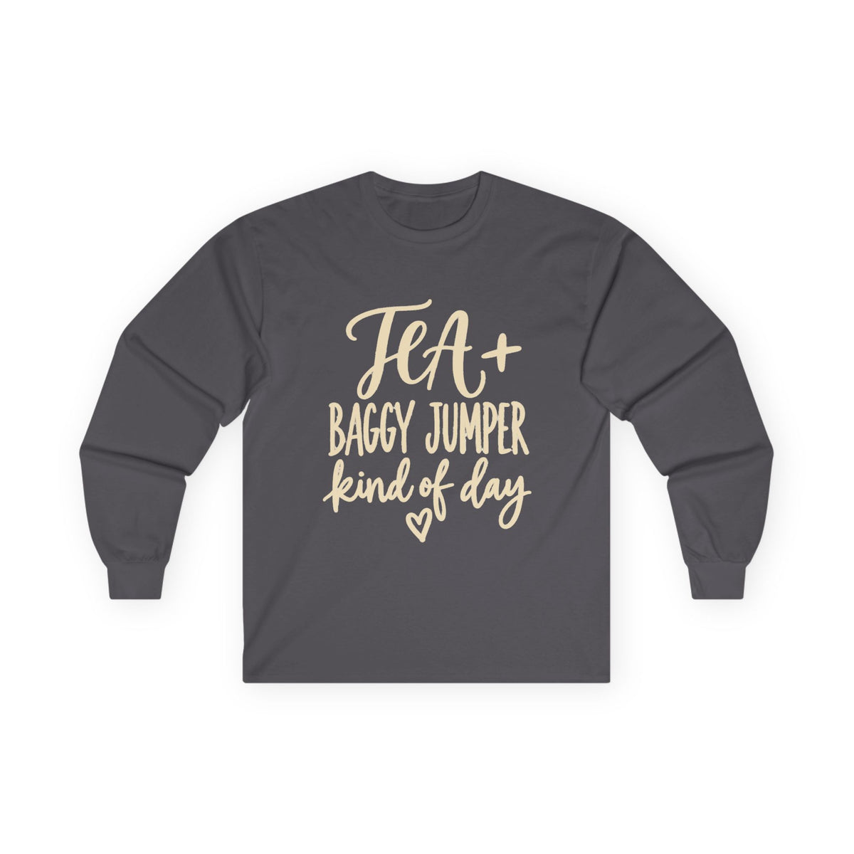 "Tea + Baggy Jumper Kind of Day" Cozy Casual Top