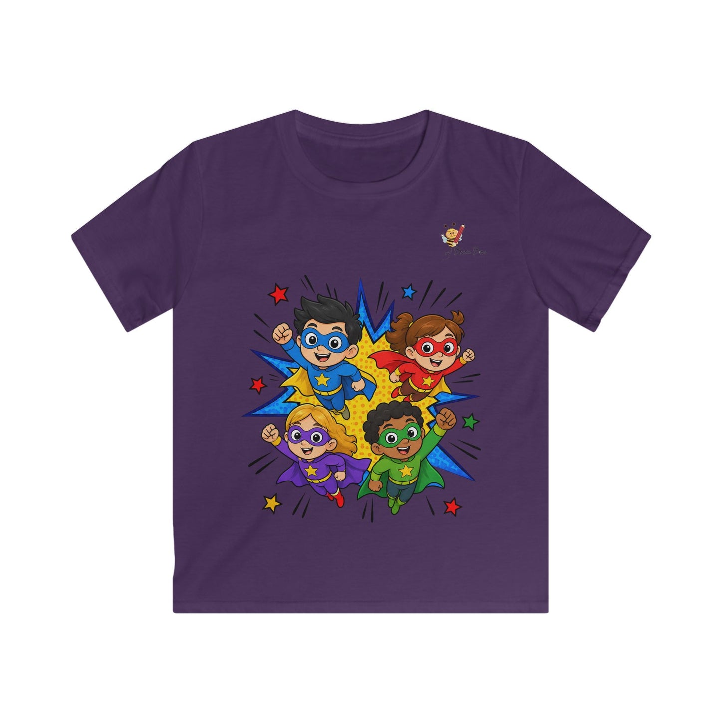 Bizzie Bees kids superhero t-shirt