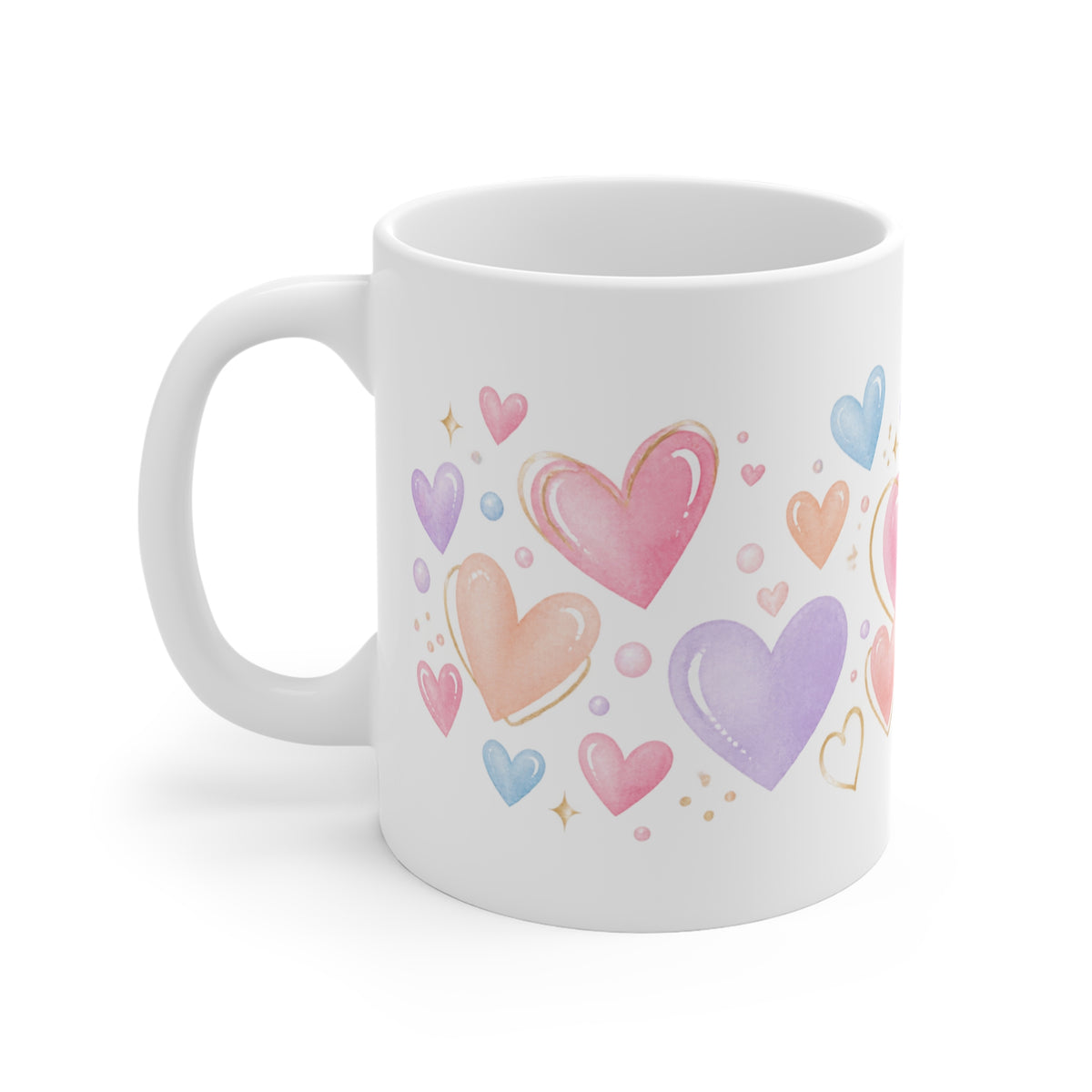 Heart Pattern Mug