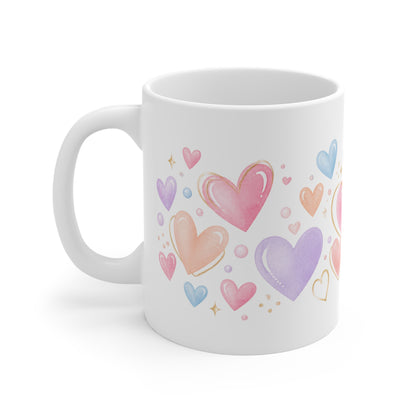 Heart Pattern Mug