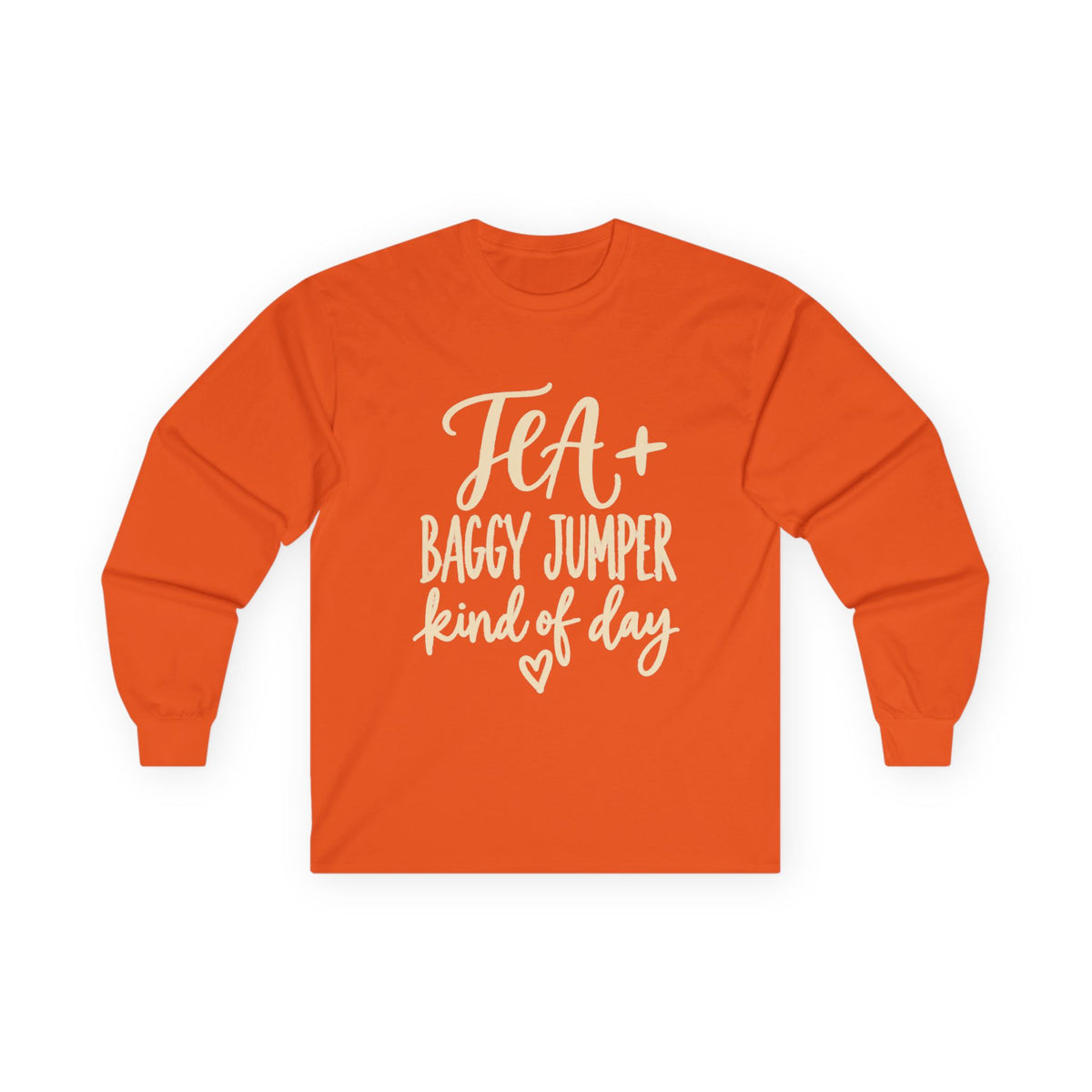 "Tea + Baggy Jumper Kind of Day" Cozy Casual Top