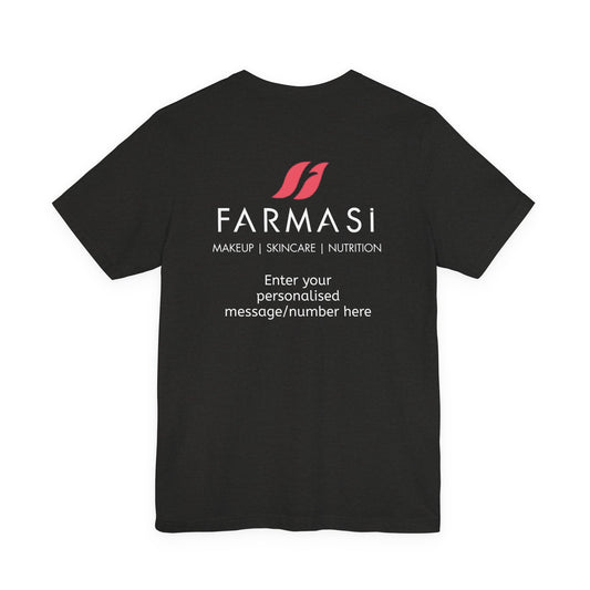 Farmasi Logo T-Shirt — Personalized Back Print