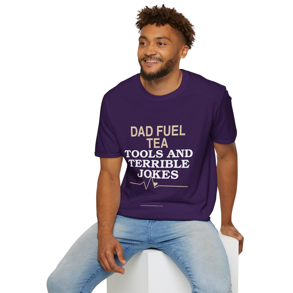 "Dad Fuel: Tea, Tools and Terrible Jokes" TShirt