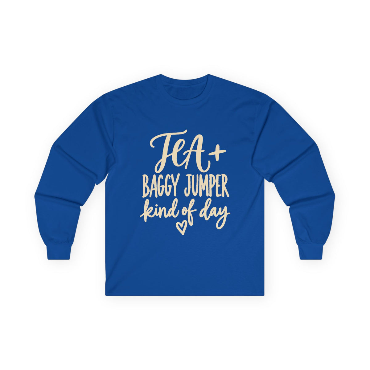 "Tea + Baggy Jumper Kind of Day" Cozy Casual Top