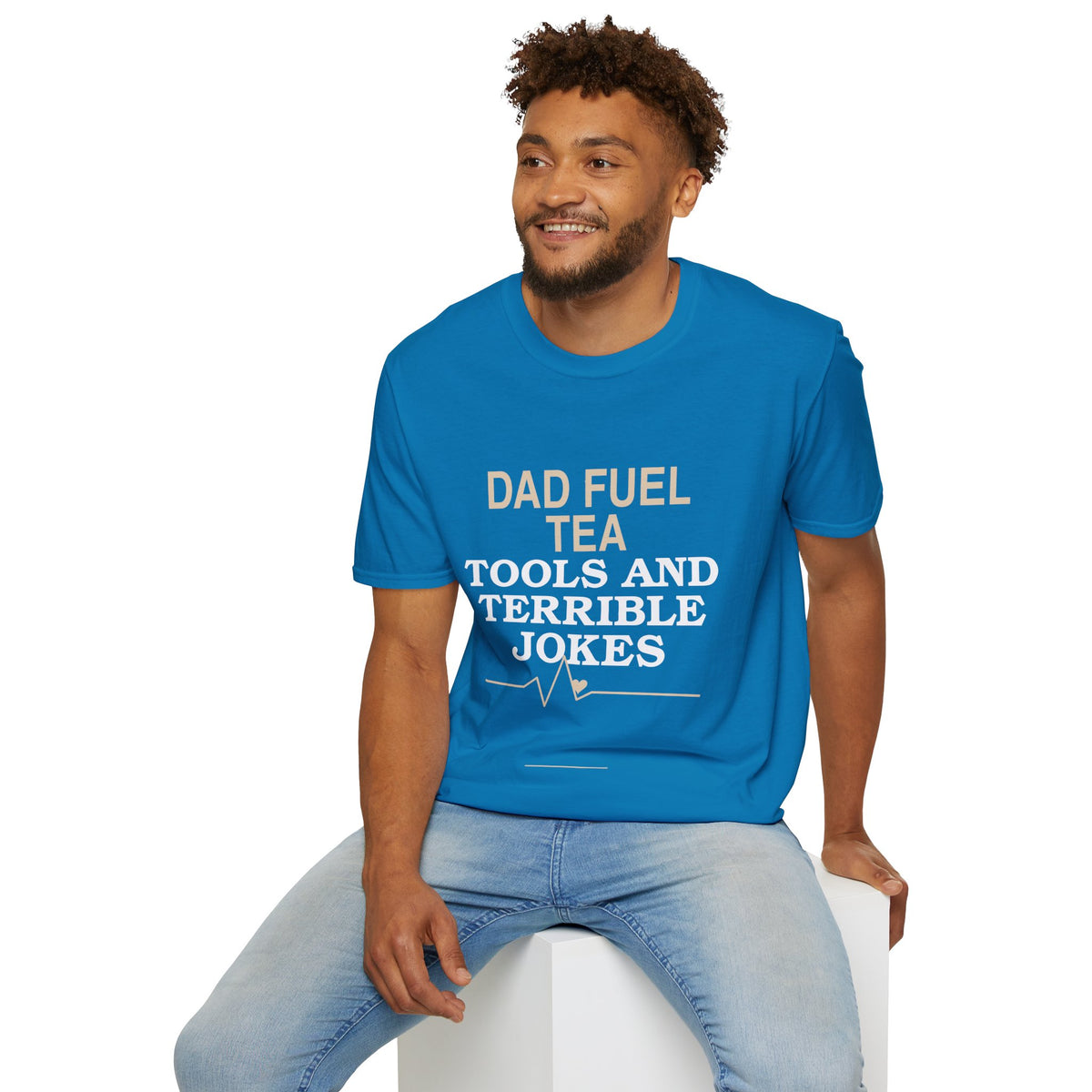 "Dad Fuel: Tea, Tools and Terrible Jokes" TShirt