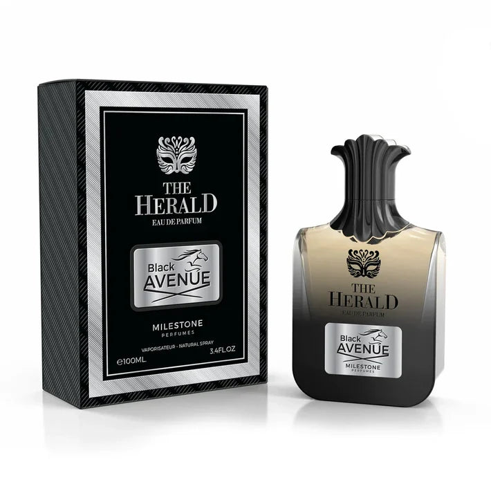 Milestone The Herald Black Avenue men's Eau de Parfum 100ml inspired by Creed Aventus
