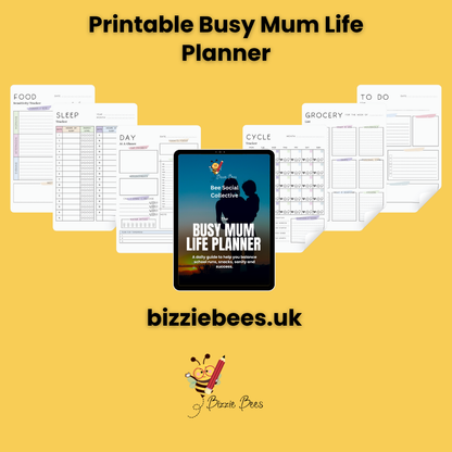 Mum Life Planner Printable - For the busy mums