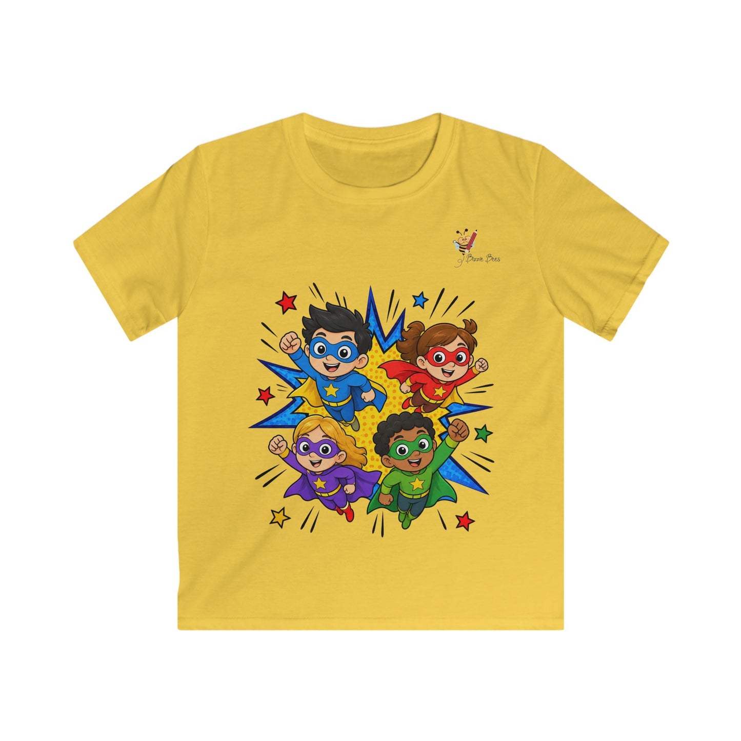Bizzie Bees kids superhero t-shirt