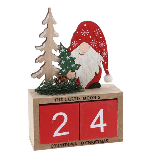 Personalised Gonk Christmas Countdown 🎄✨