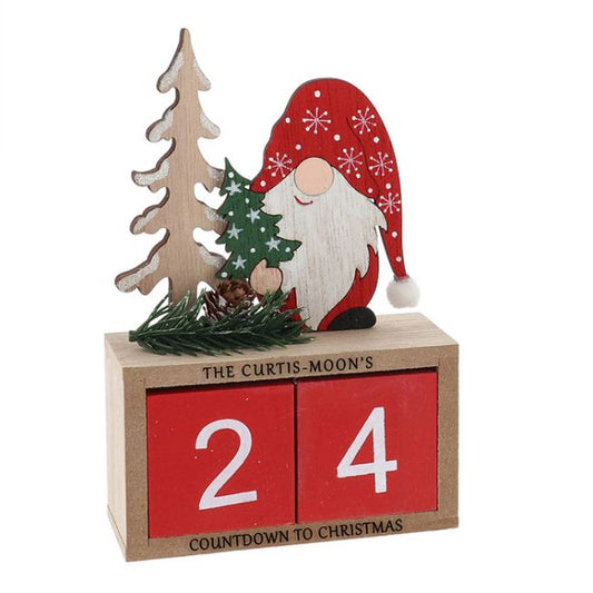 Personalised Gonk Christmas Countdown 🎄✨