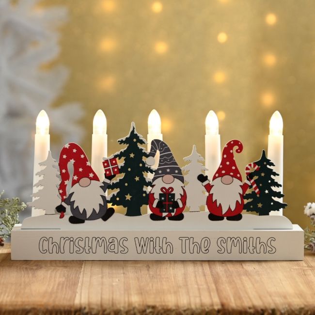 Personalised LED Christmas Gonk Trio 🎄✨