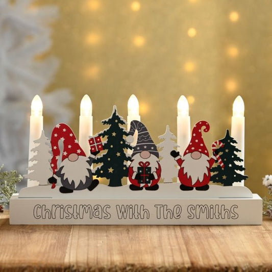 Personalised LED Christmas Gonk Trio 🎄✨