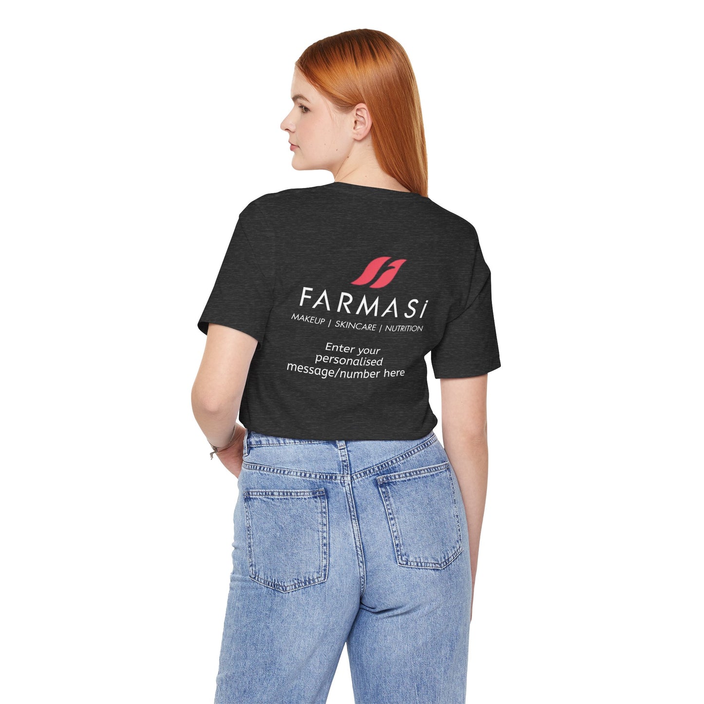 Farmasi Logo T-Shirt — Personalized Back Print