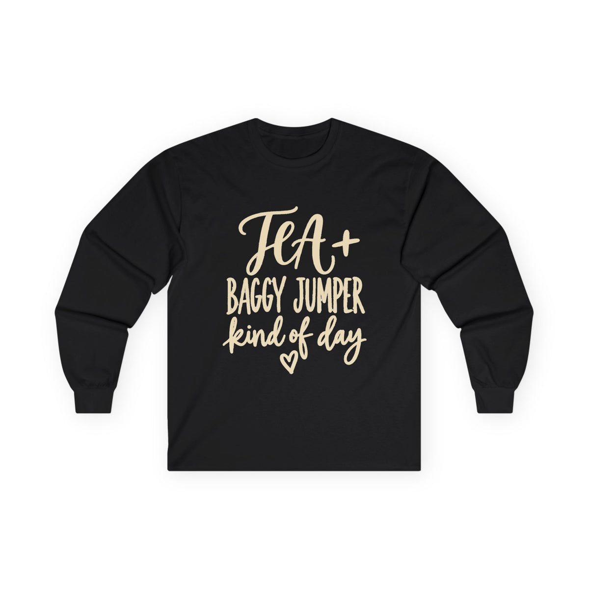 "Tea + Baggy Jumper Kind of Day" Cozy Casual Top