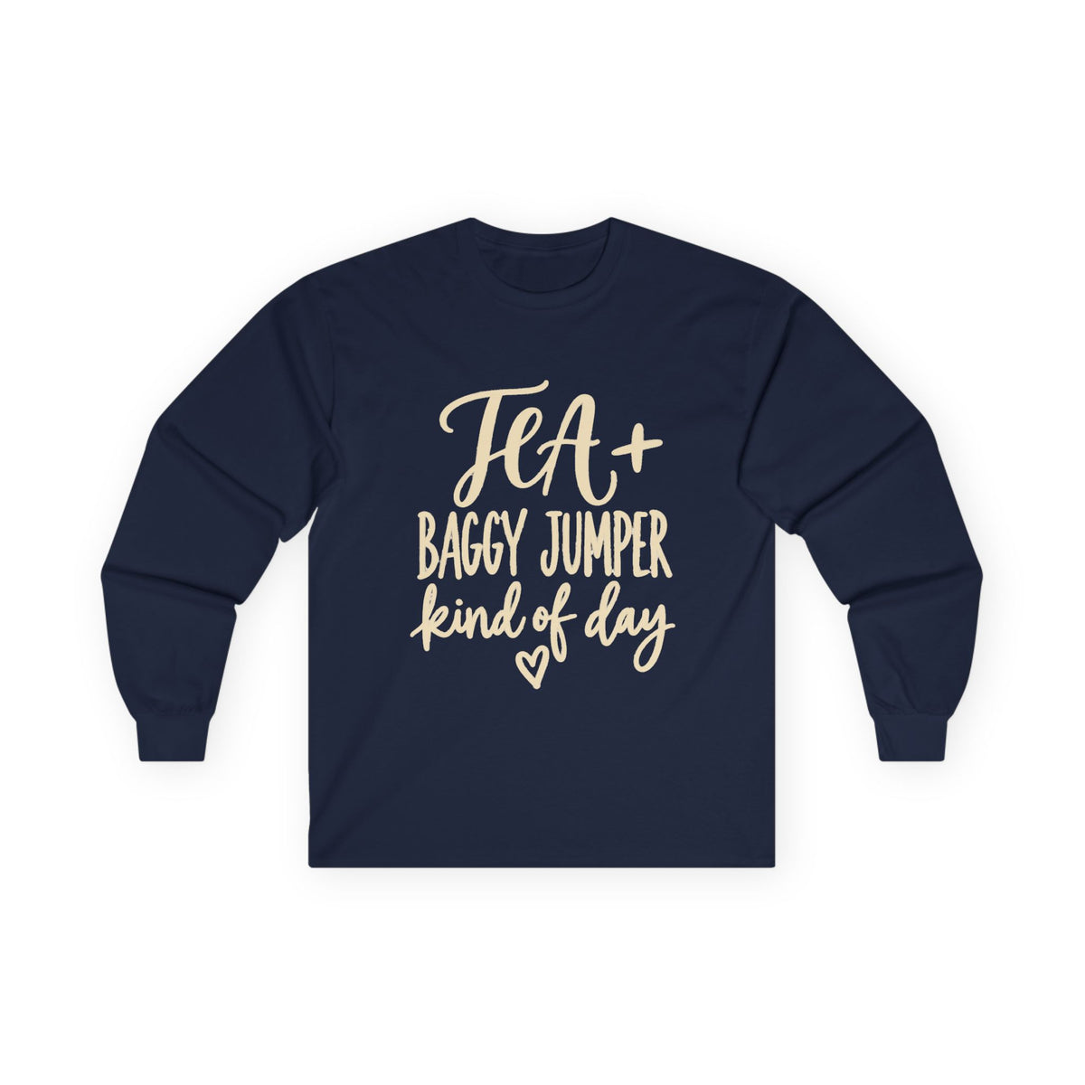"Tea + Baggy Jumper Kind of Day" Cozy Casual Top