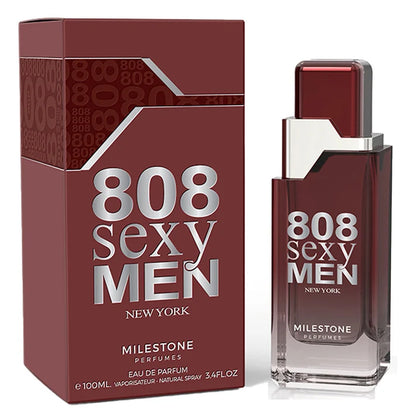Milestone 808 Sexy Men Eau de Parfum 100ml inspired by Carolina Herrera 212 Sexy Men