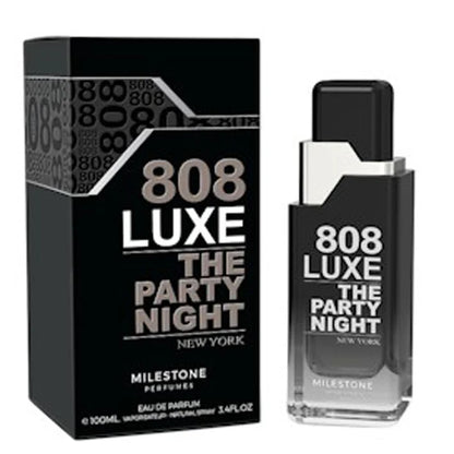 Milestone 808 Luxe The Party Night Eau de Parfum 100ml inspired by Carolina Herrera 212 VIP Black