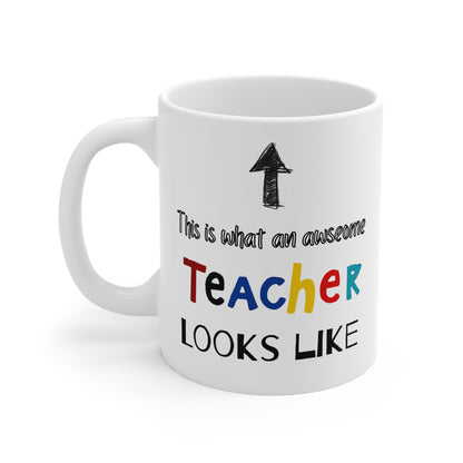 Teacher Looks Like Mug
