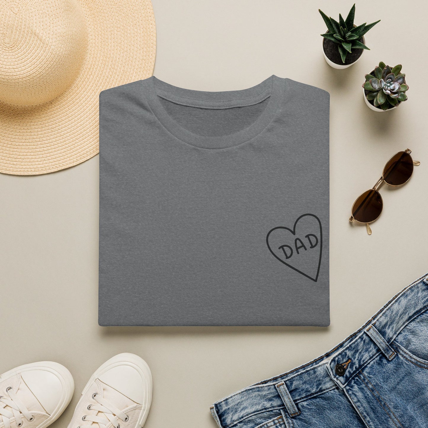 Dad Heart Pocket T‑Shirt