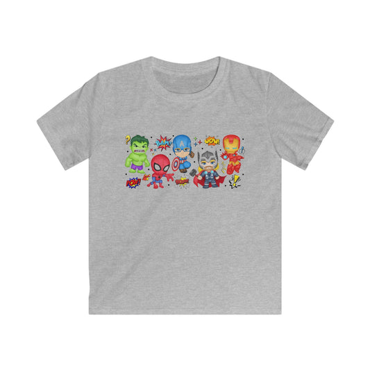 Kids Superhero Cartoon T-Shirt