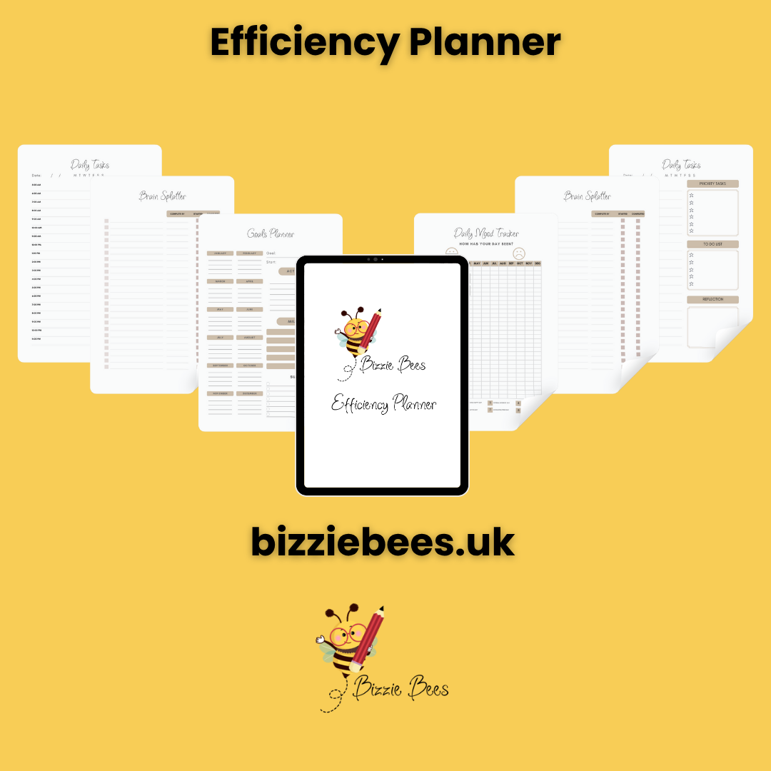 Bizzie Bee's Efficiency Planner
