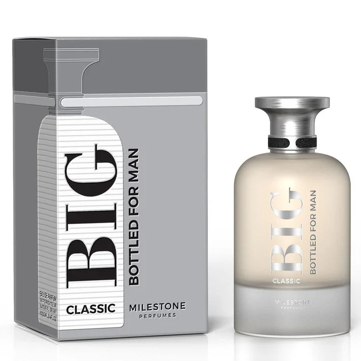 Milestone Big Bottled Classic men's Eau de Parfum 100ml inspired by Hugo Boss Bottled