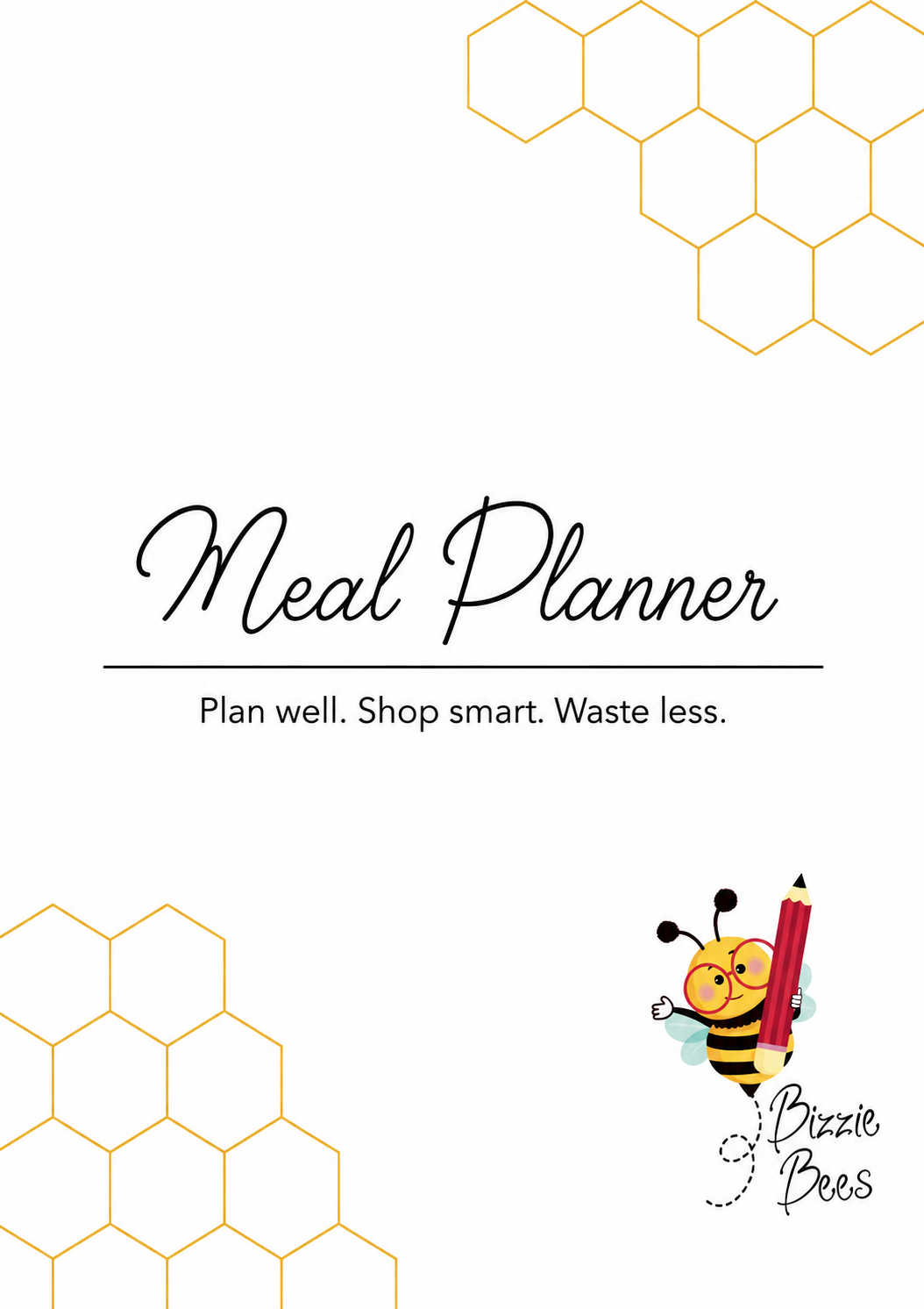 Bizzie Bee's Meal Planner - Paperback