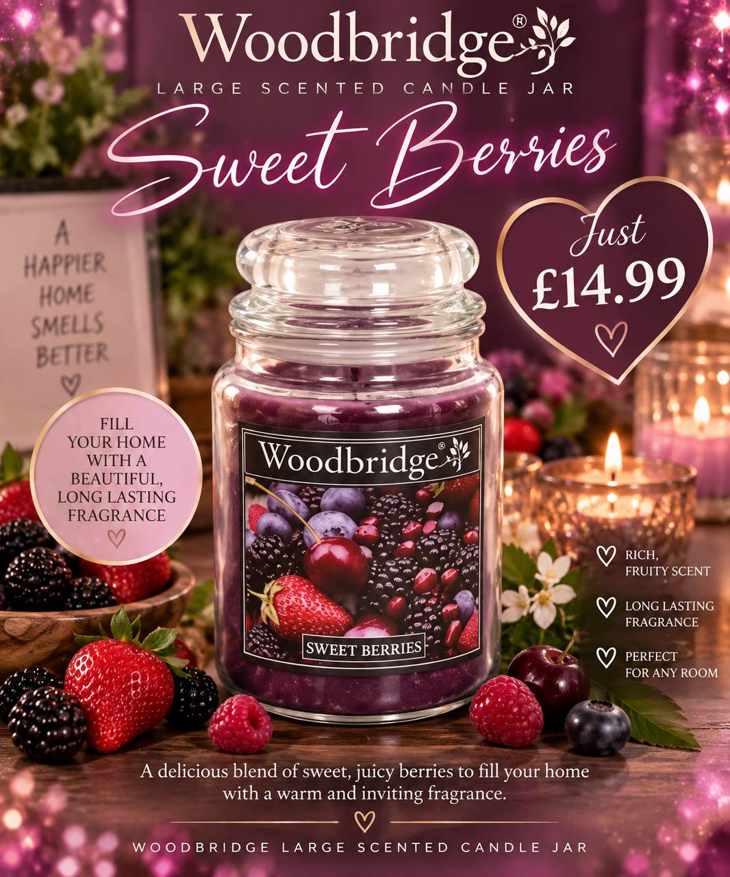 Large Scented Jar Candle