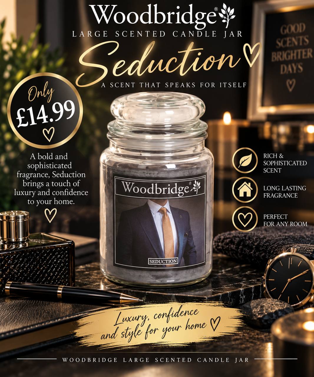 Large Scented Jar Candle