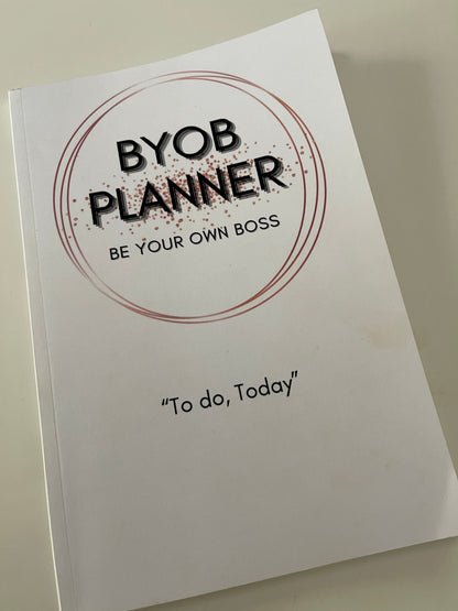BYOB Planner - To do Today (hard copy)