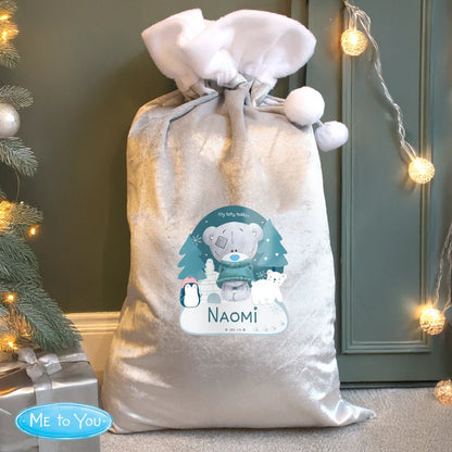 Personalised Tiny Tatty Teddy Christmas Sack