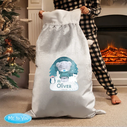 Personalised Tiny Tatty Teddy Christmas Sack