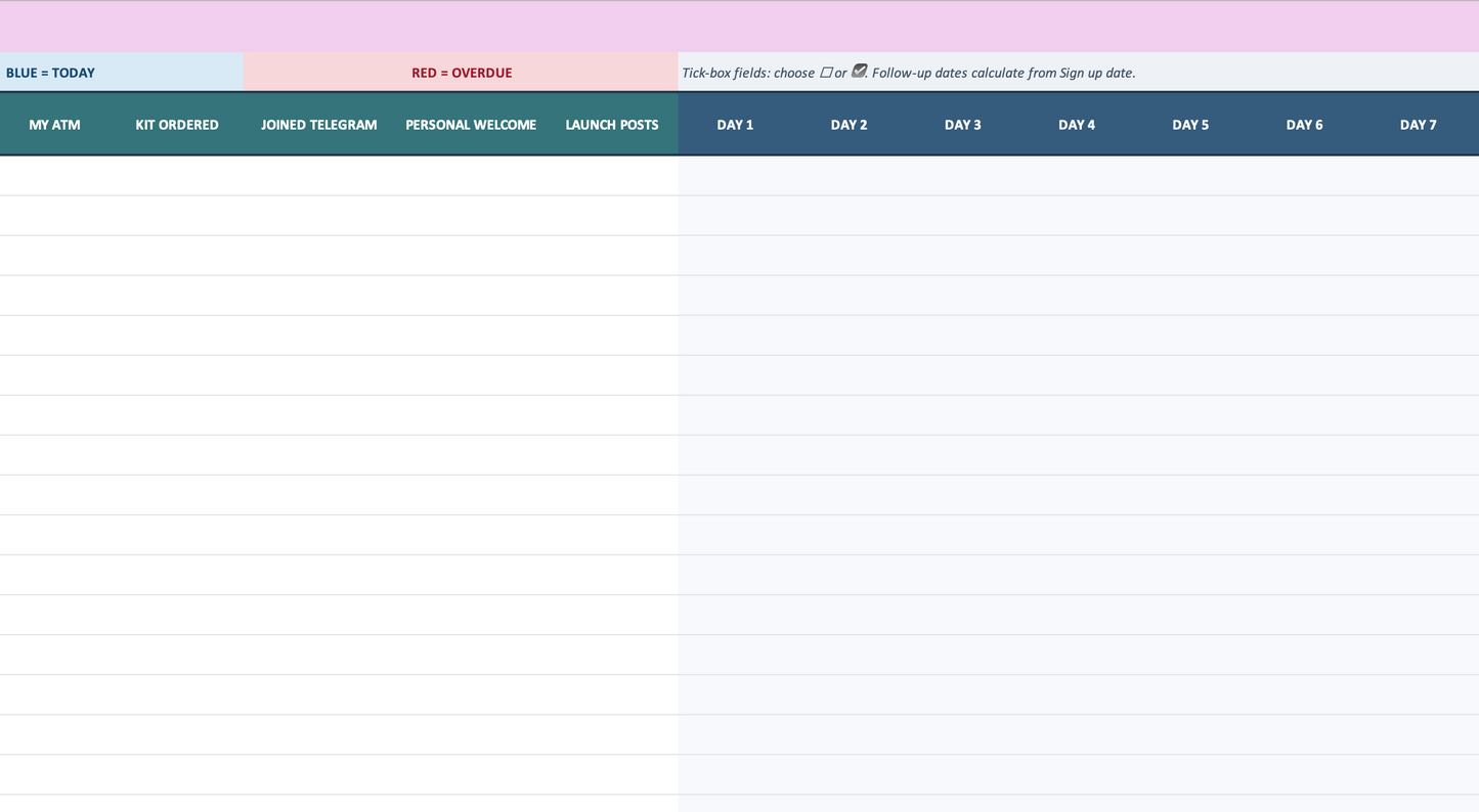 Network Marketing Lead & Team Tracker