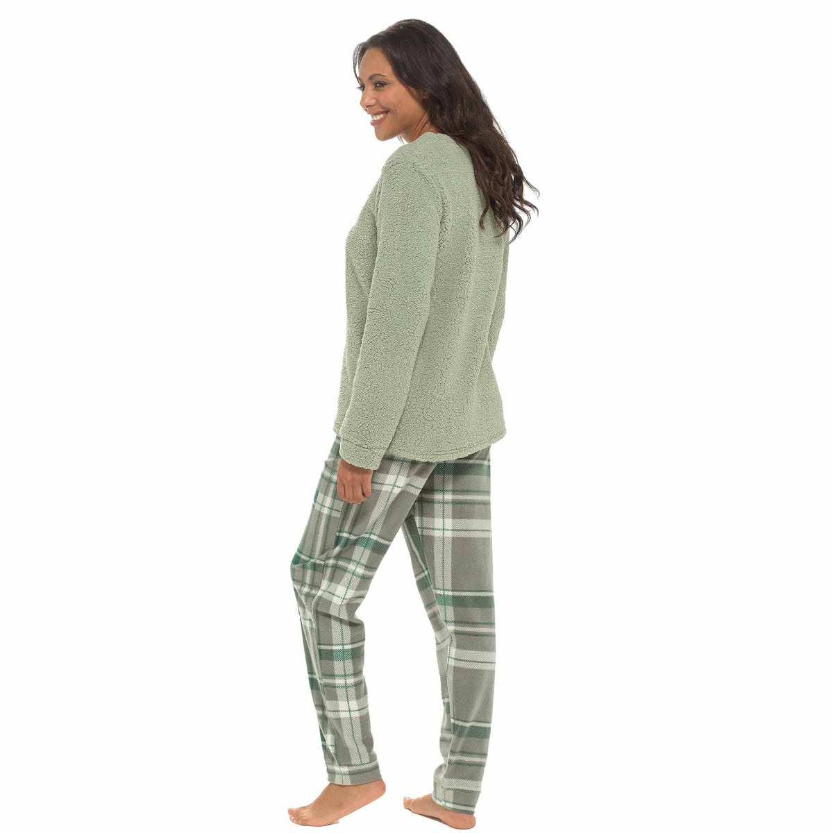 Women's Highland Cow Fleece Pyjama Set