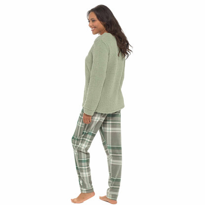 Women's Highland Cow Fleece Pyjama Set